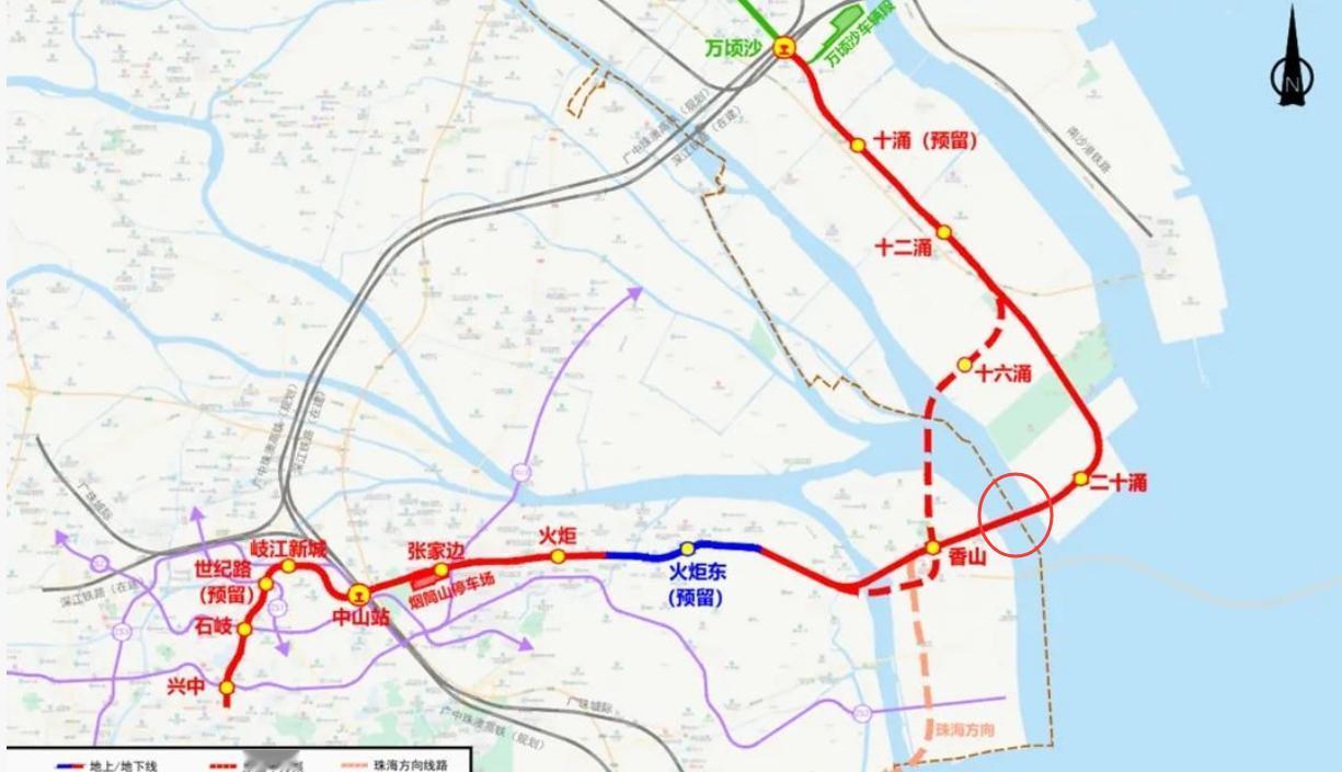 【南沙中山城际海底贯通】9月29日随着“隧越号”盾构机顺利抵达接收井，南中城际项