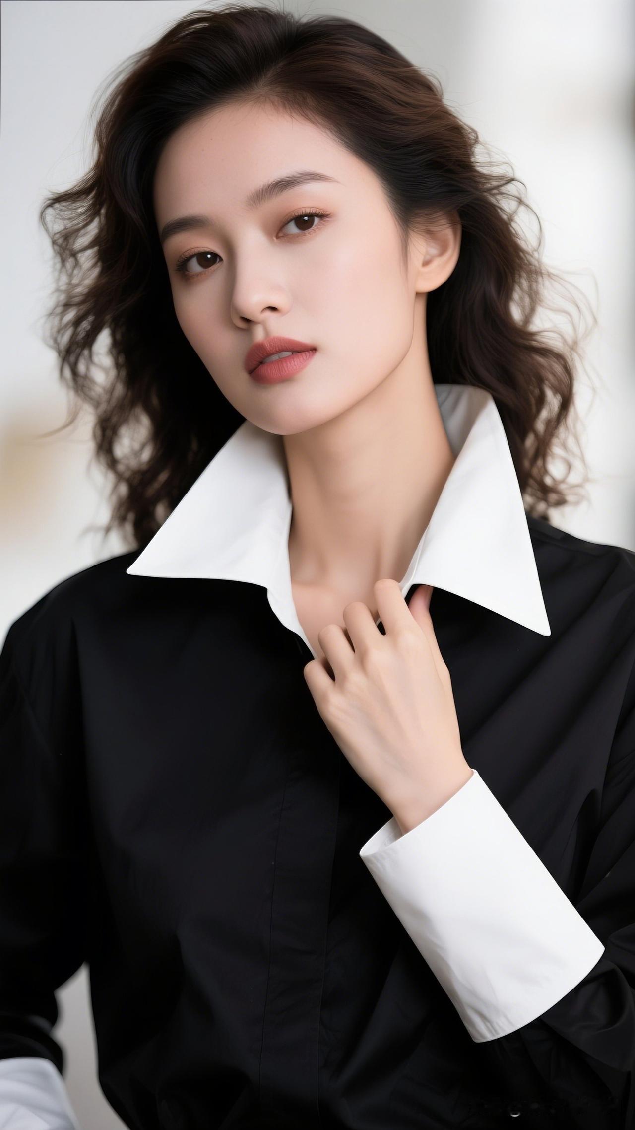 优雅黑白色调，尽显女性魅力！💄👗有哪些美女让人过目难忘？