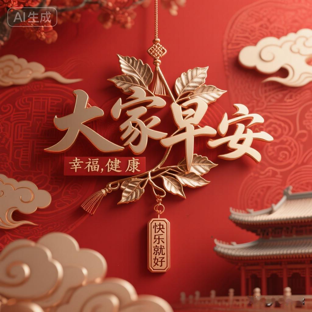 一声早安，出入平安，一句问候，健康长寿，一句祝福，家庭幸福！美好的清晨，我们一如