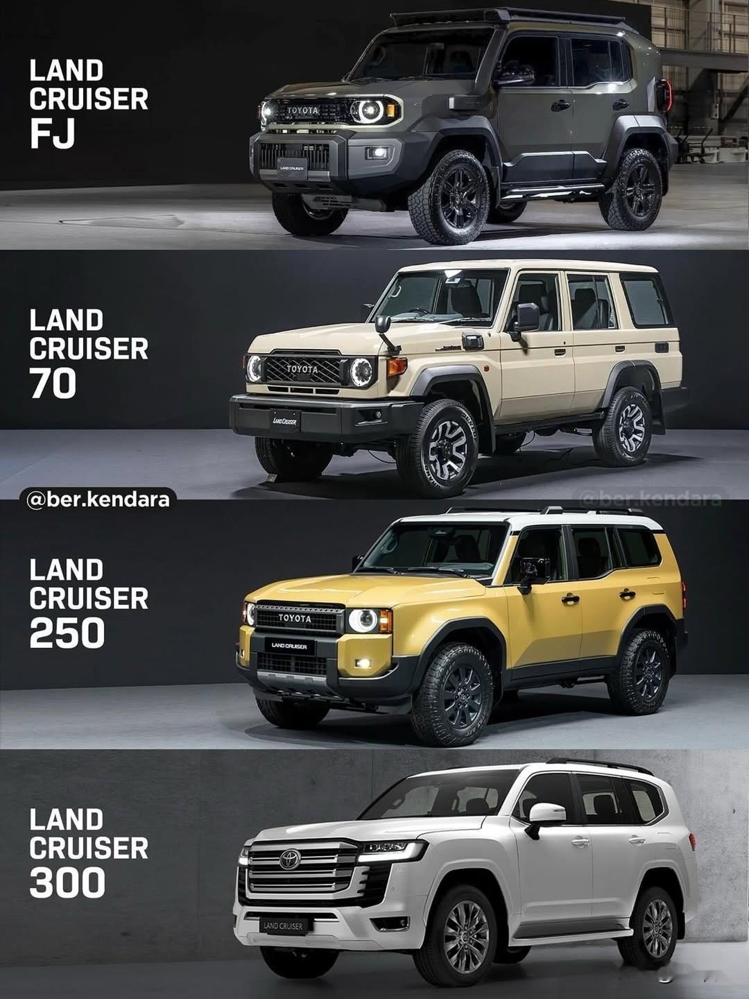 丰田兰德酷路泽，你更喜欢哪种类型的？