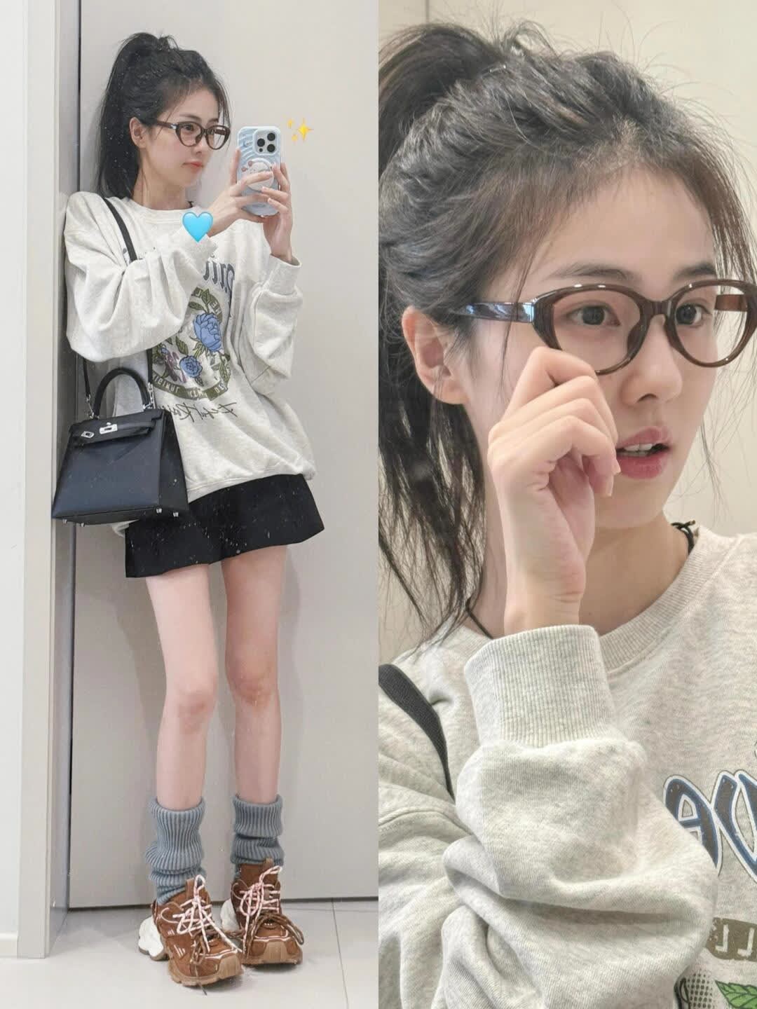 白鹿更新日常碎片，这双筷子腿太吸睛了吧白鹿今晚更新一些日常碎片，有私服也有录制