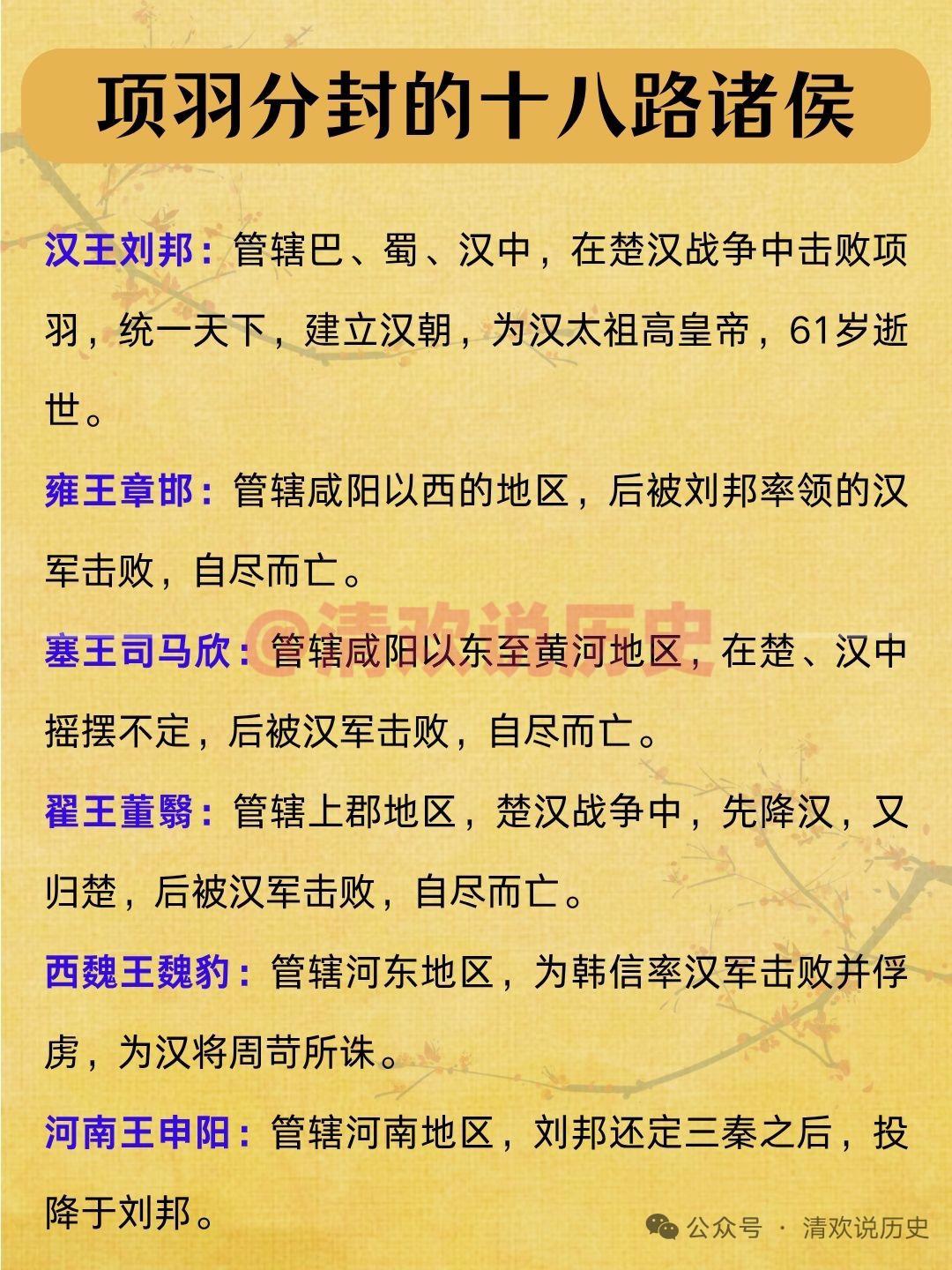 项羽分封的十八路诸侯，那可真是一场权力大洗牌。他把天下分成十八份，各路诸侯各得其