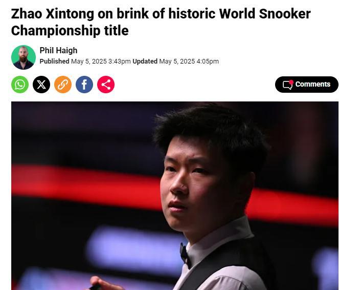 前斯诺克世锦赛冠军冠军约翰·帕罗特为威廉姆斯完败鸣不平——这并不是一场真正意义的