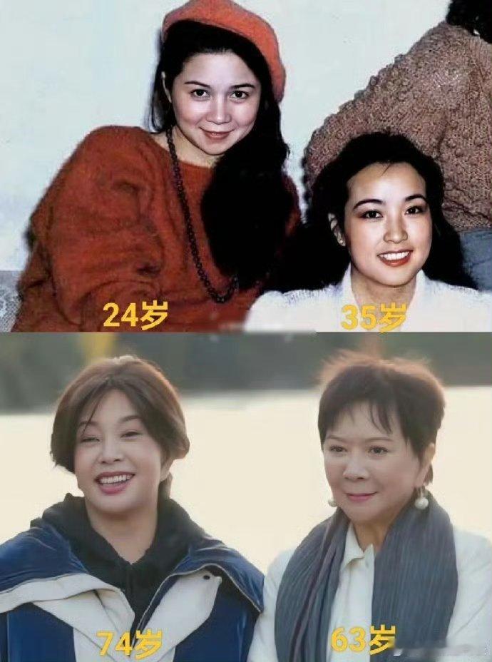 刘晓庆这脸天生大女主的脸！年轻时就是那种脸像红苹果一样，老了也这么气血旺，不愧是