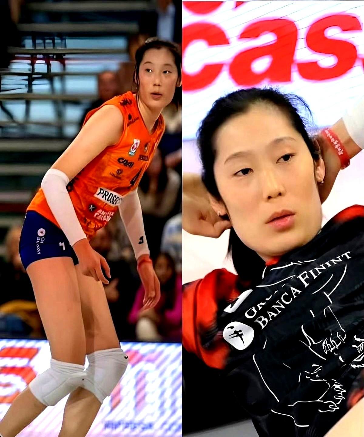 朱婷续约科内利亚诺了！但一想到还得继续搭档沃沃什……看她比赛真是又爽又累。沃