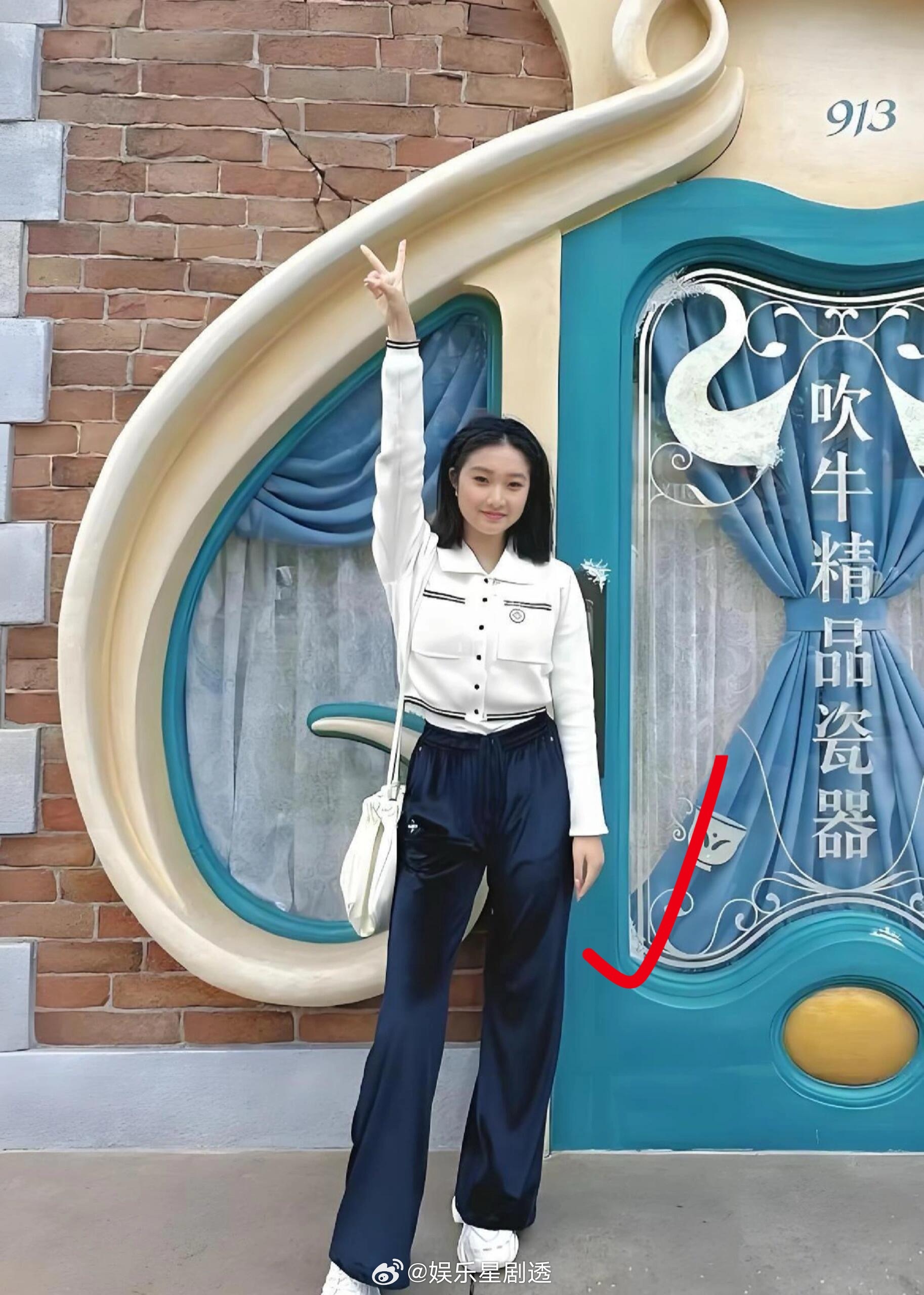马伊琍文章女儿文君竹有点像宋祖英呢👀​​​