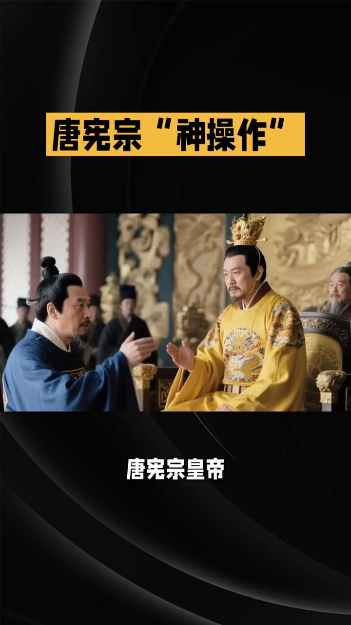 唐宪宗"神操作"。唐朝差点亡了，别急，唐宪宗皇帝一个"神操作"竟让大唐上演了绝