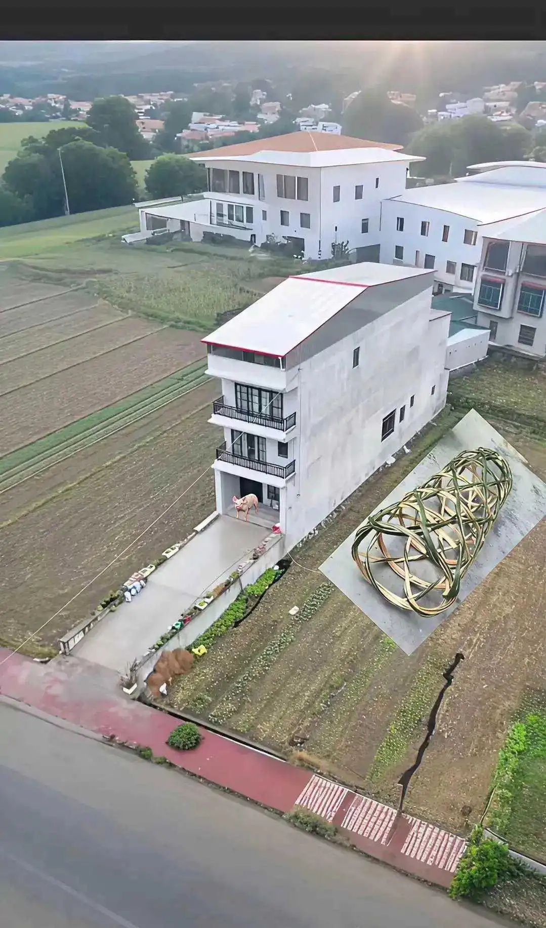 这房子在农村称之为“猪笼房”