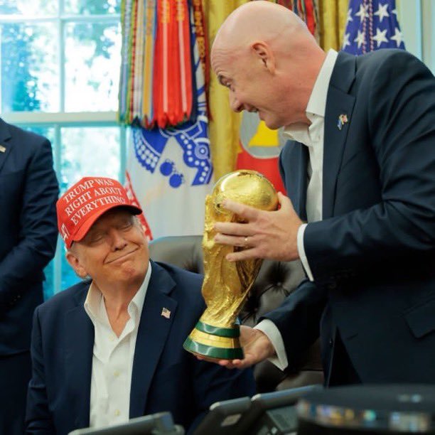 FIFA：DNA检验报告显示，特朗普是因凡蒂诺亲爷爷。世界杯世界杯大v观赛团