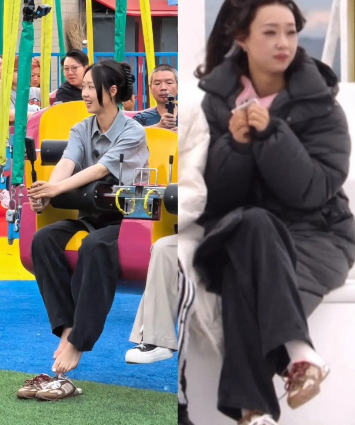 管乐能不能把你的拖鞋扔远点管乐到底有多爱拖鞋，录综艺也要穿哈哈哈，该说不该看着很