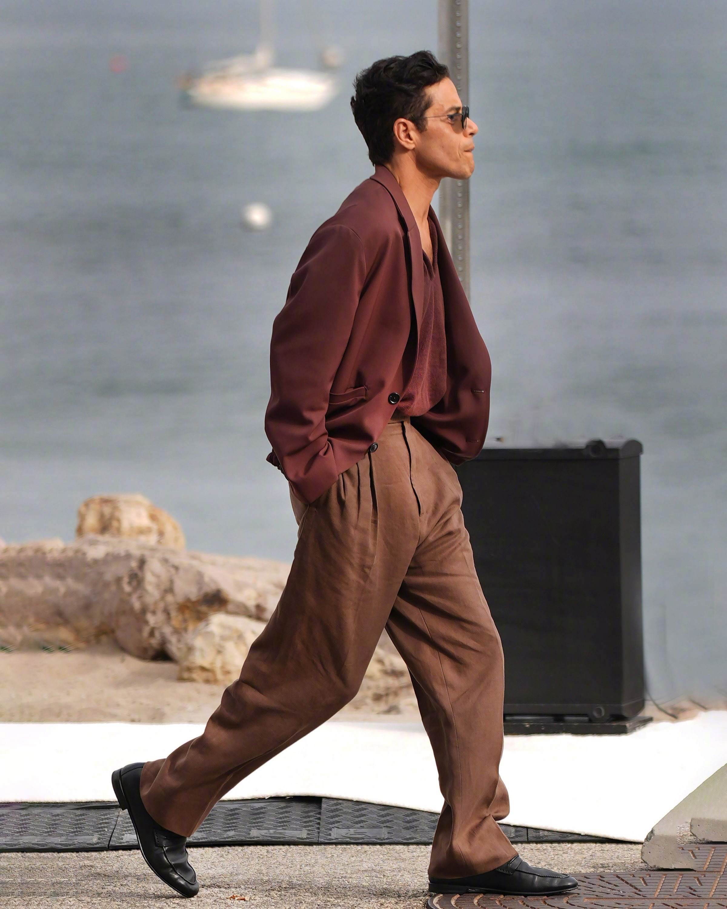 Zegna2027春夏系列发布秀——马里布码头MalibuPier街拍。?