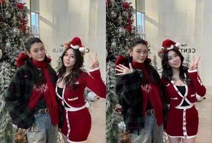 奚梦瑶和婆婆四太还有小姑子何超欣一起过圣诞节，三个女人一台戏，但现在看来相处的真