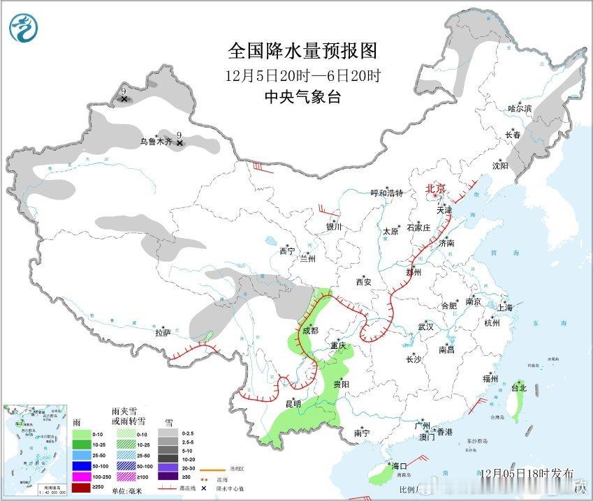 【12-13日中东部将出现大范围降水】12月11日前，我国大部地区的降水依然稀少