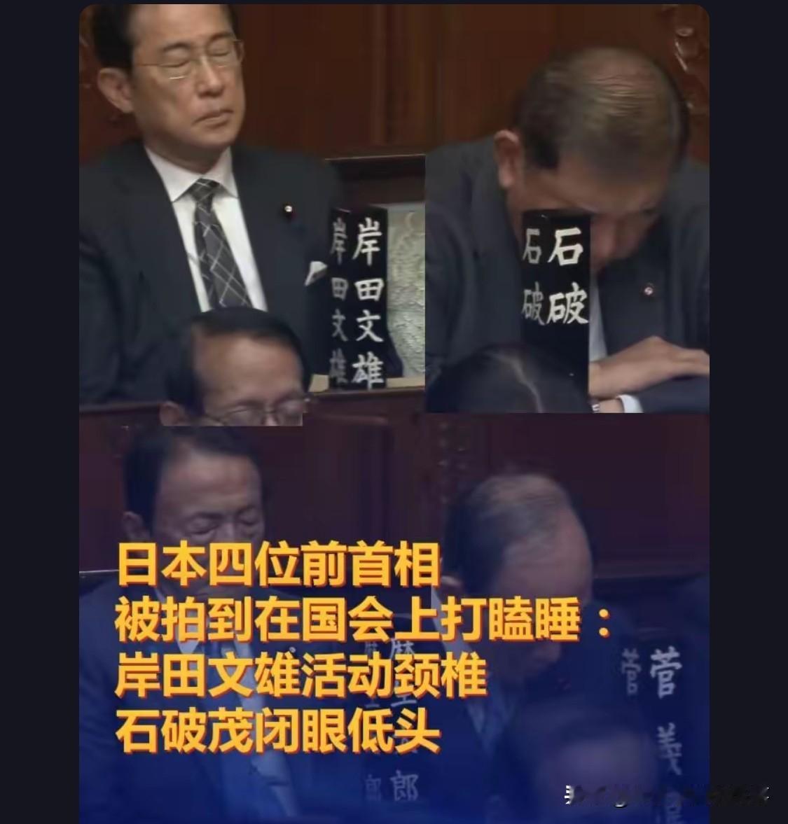 石破茂属于大智若愚类型的，新上任的高市早苗，早晚要出事。闭眼活动颈椎，实则也