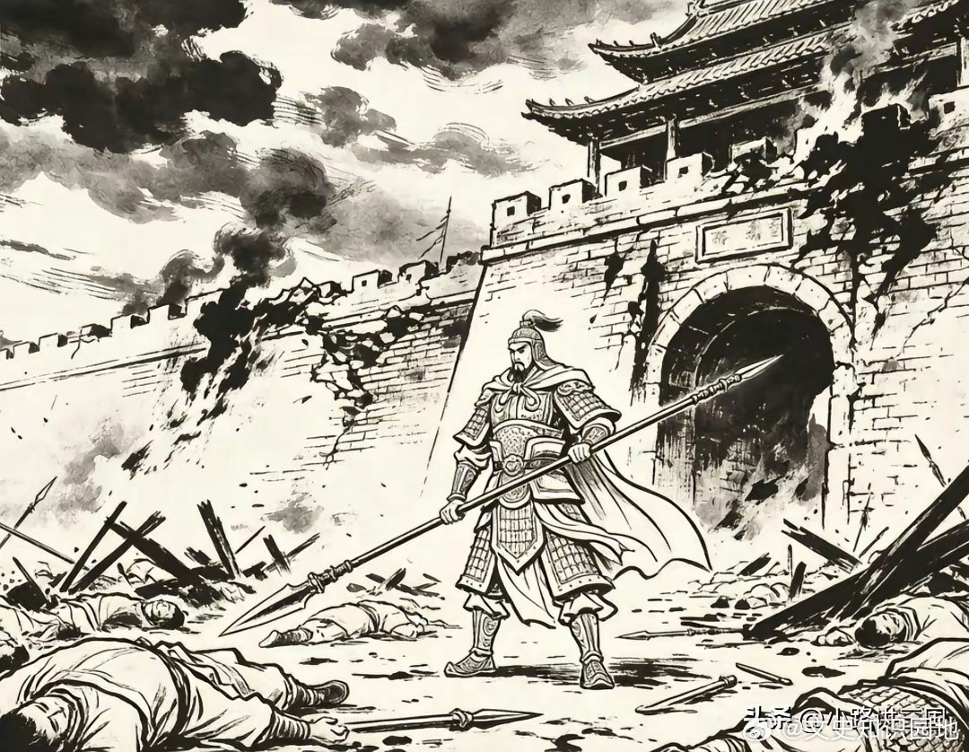 三国景耀六年，魏军伐蜀，钟会十万大军猛攻阳安关，傅佥率数千残兵死守，一时死伤惨