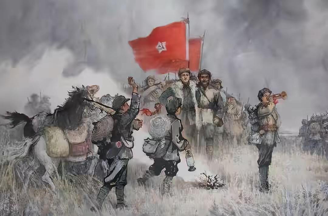 当年红军长征快撑不下去的时候，奇迹出现了，有个神秘人送来了20万斤粮食，还捎来了