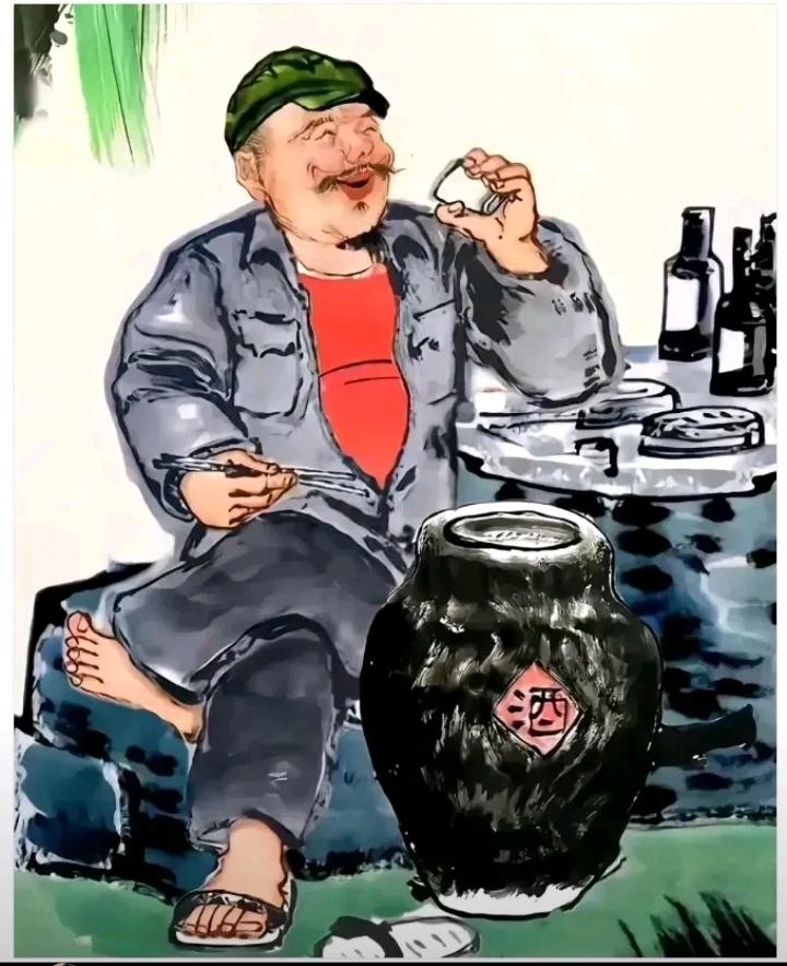 一杯小酒润我喉，解我心中三分愁，若是喝上七八两，……请友续句……？上联