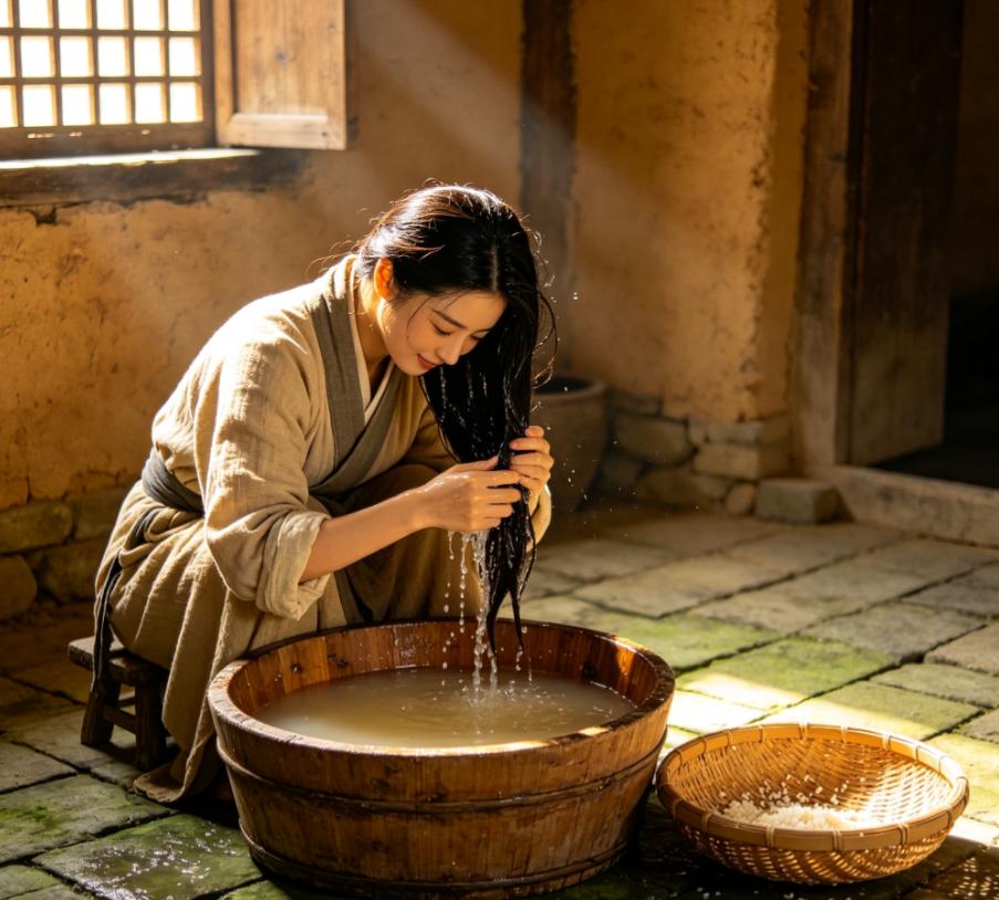 古代没有洗发水，古人靠什么洗头？ 洗发水这玩意儿，搁几百年前压根儿没人听说过