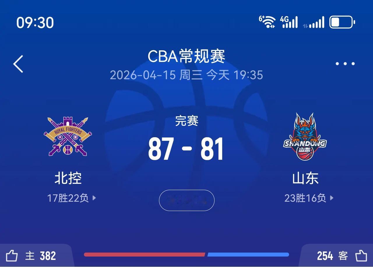 CBA山东高速客场输给北京控股取得4连败，联赛还有3轮考虑到最后3轮的对手，如果