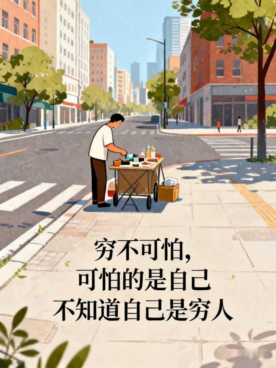 穷不可怕，可怕的是自己不知道自己是穷人朋友家闺女结婚，刚刚通知到我。转头