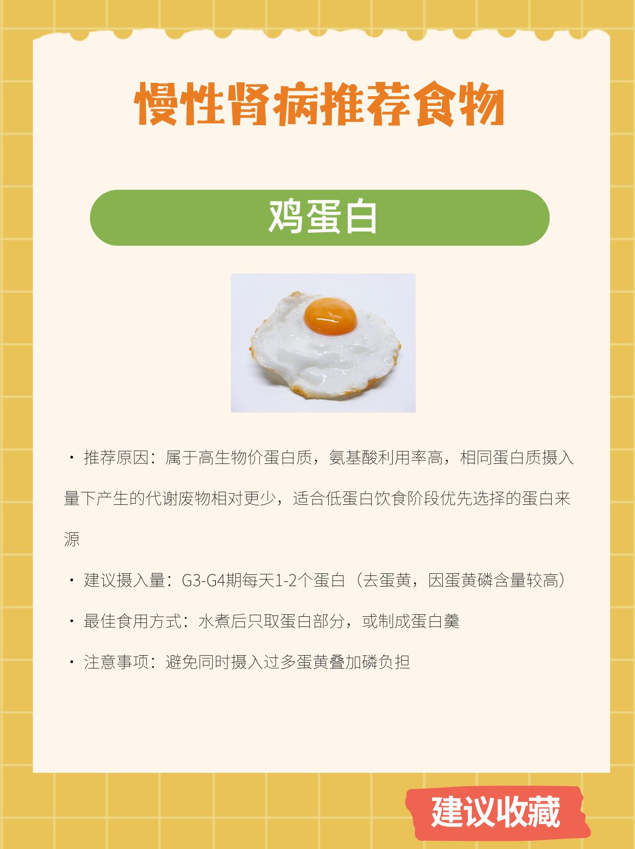 适合慢性肾病的8类食物慢性肾病（chronickidneydisease，