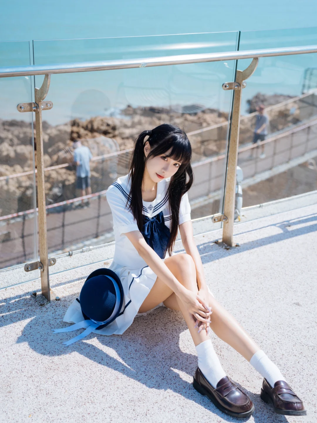 海边和JK少女丨今天是一块海盐味小蛋糕🍰🌊