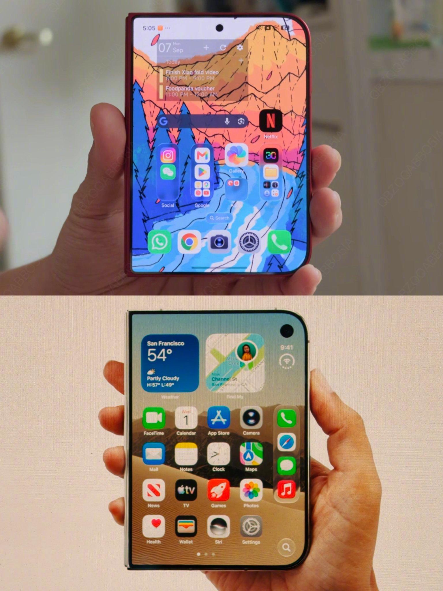 小米和苹果，你能分辨出谁是谁吗，哪个更漂亮​​​