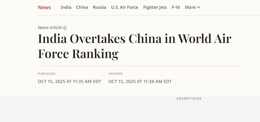 又领先中国？印媒发觉大事不妙，给14亿印度人泼了一盆冷水近日，美国智库发布的
