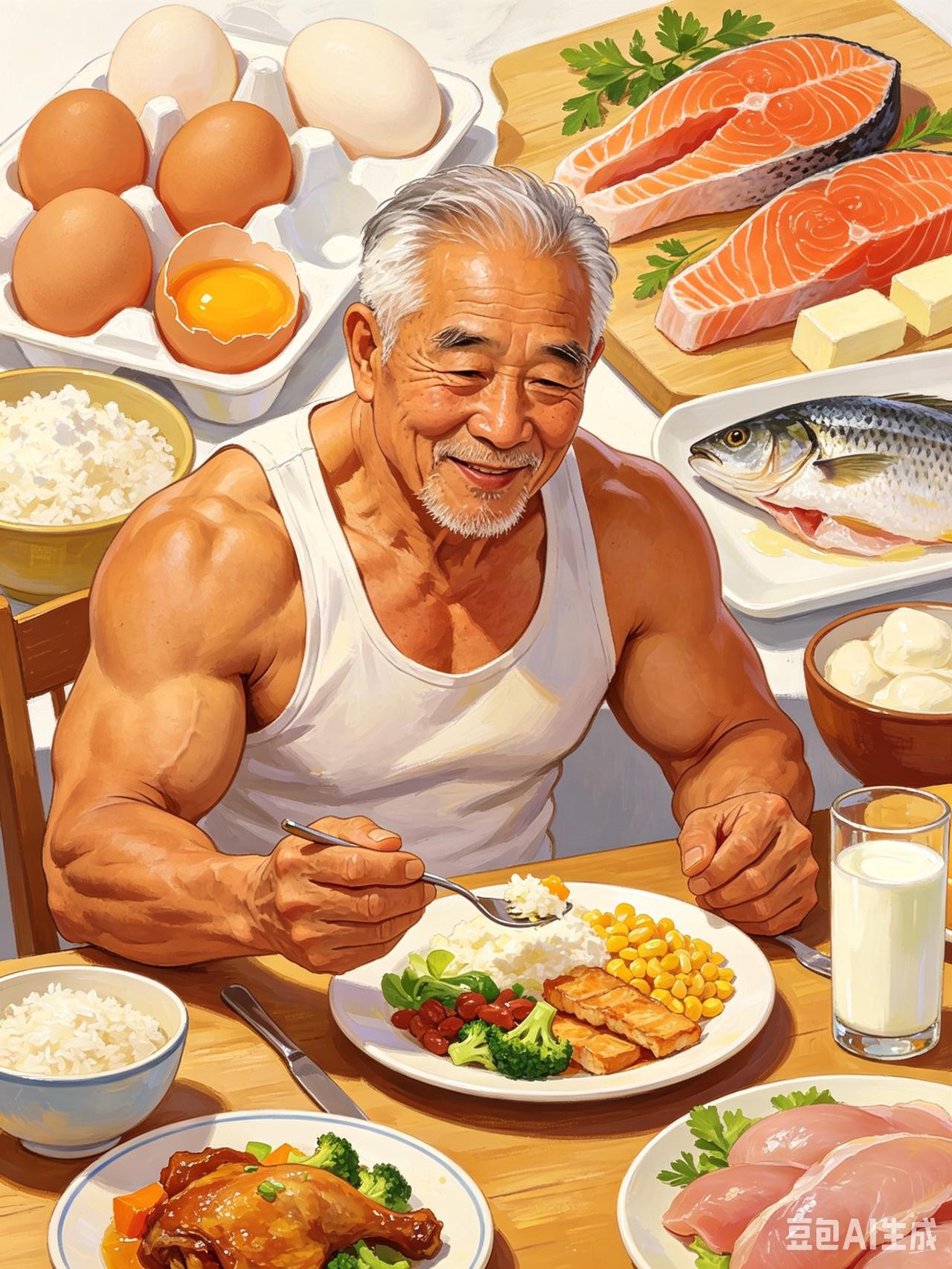 不少老人四肢干瘪、肌肉流失？问题根本不在年纪～观察身边的中老年群体，一个普遍