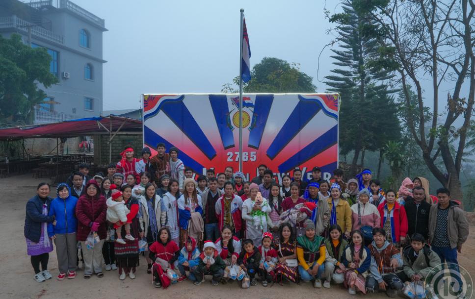 缅北老街市竟然还有克伦族生存！克伦族庄严举行第2765届克伦族新年的升旗典礼