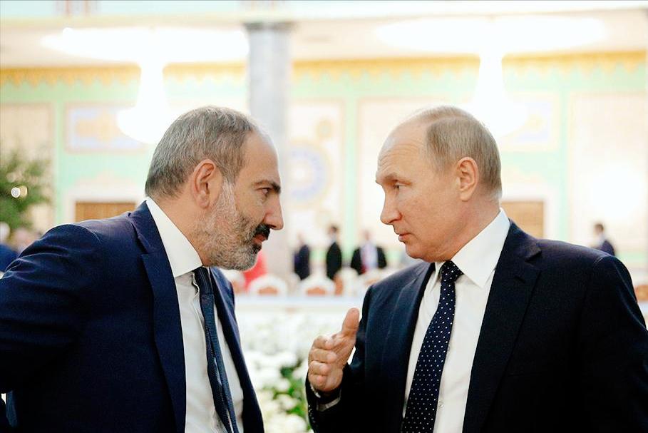 克里姆林宫，普京被昔日“最铁小弟”当众打脸。4月1日，亚美尼亚总理帕希