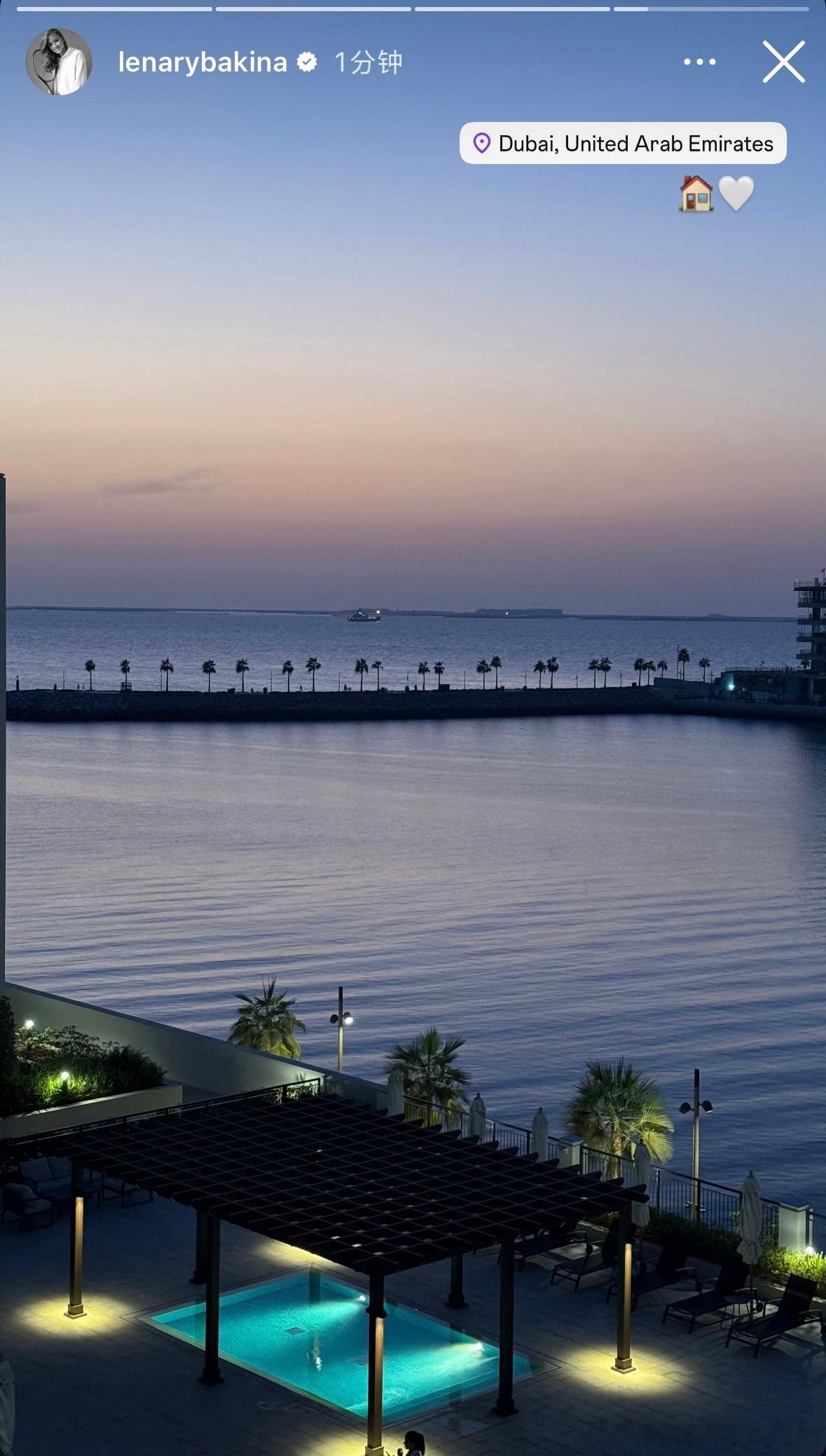 莱巴金娜，一分钟前更新Lena在迪拜的家，景色很美