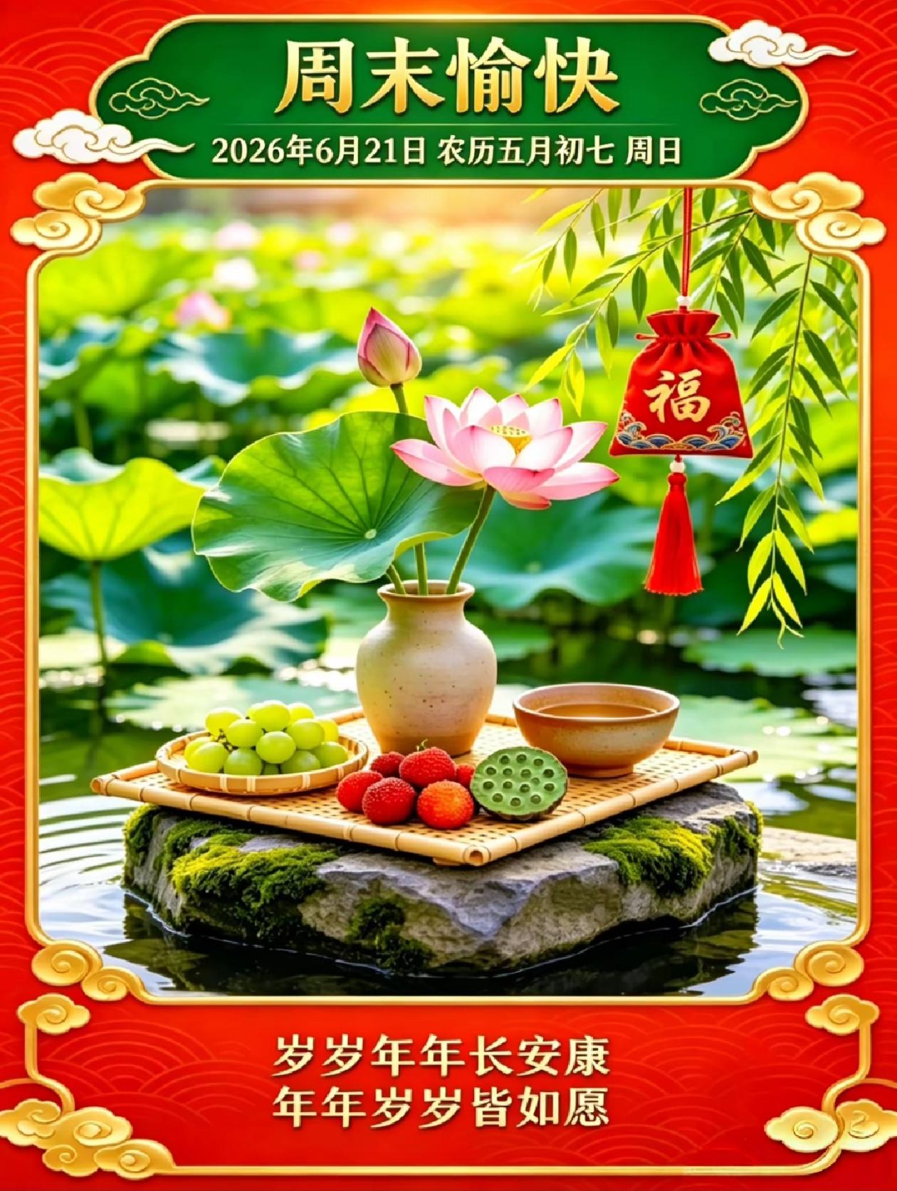 🌺2026./6.21.日盛天长.夏安如常🌺🌿☀️夏至已至，白昼悠长