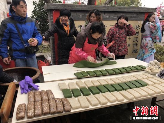 传统“复兴” 农历腊八节无锡阳山年味浓