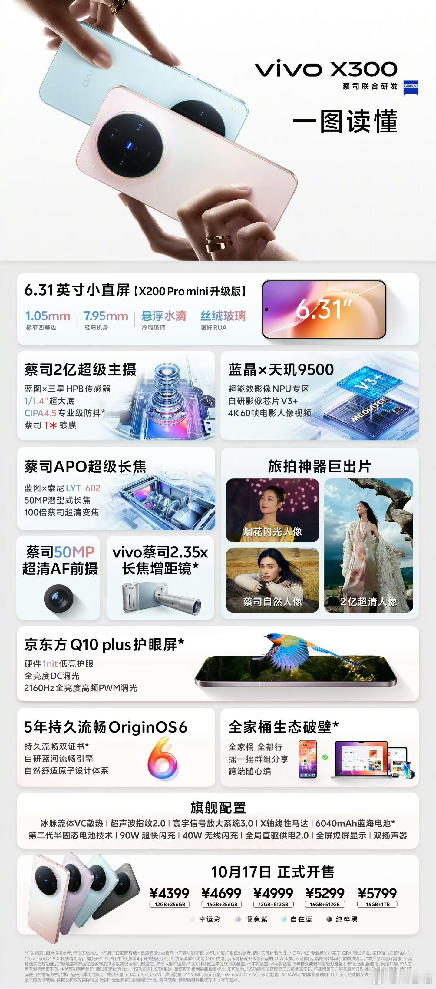 蓝厂的X300系列，价格还满意么？[doge]​​​