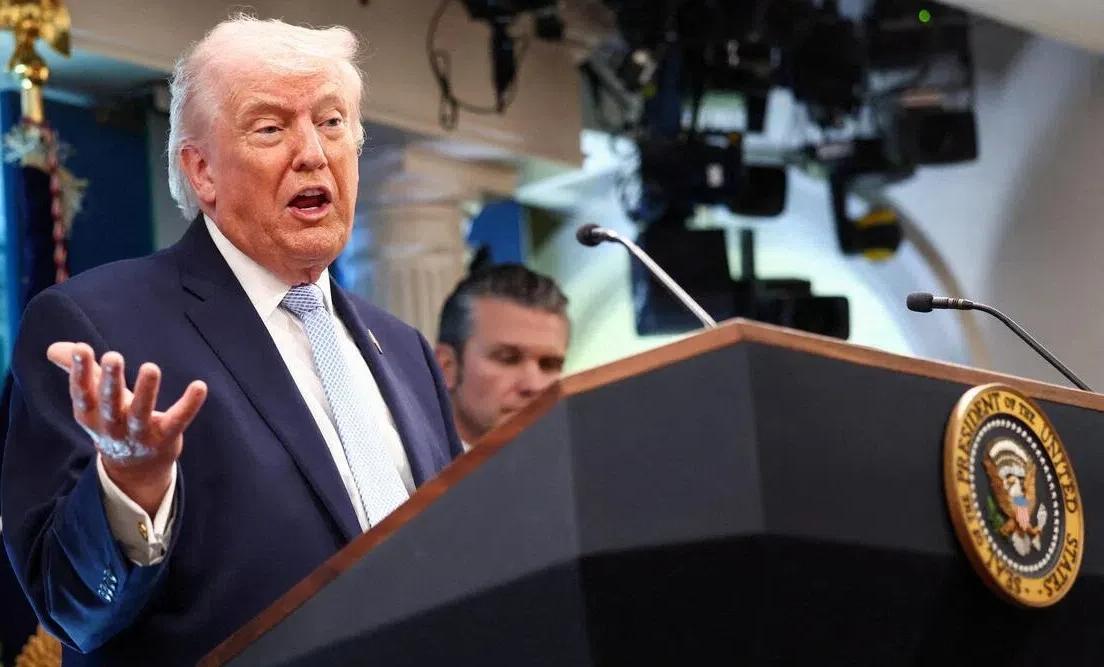 最新消息！特朗普就美伊问题最新表态美东时间4月11日，美国总统特朗普在华盛顿