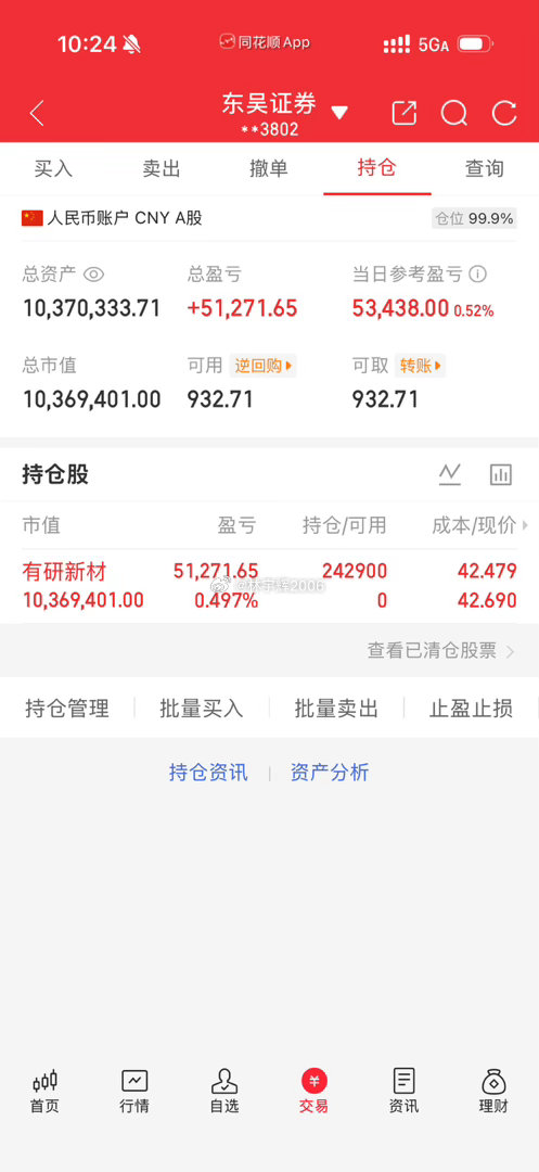 300万本金，记录全职炒股365天一年翻5倍，拒绝马后炮，全程公开验证，欢迎大家