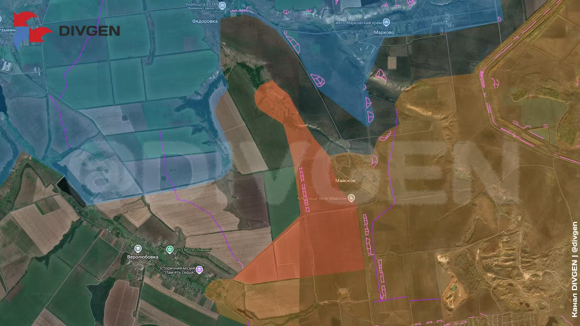 斯拉维扬斯克-克拉马托尔斯克方向，南部集群的“弗拉基米尔大公”旅在马伊斯基地区的