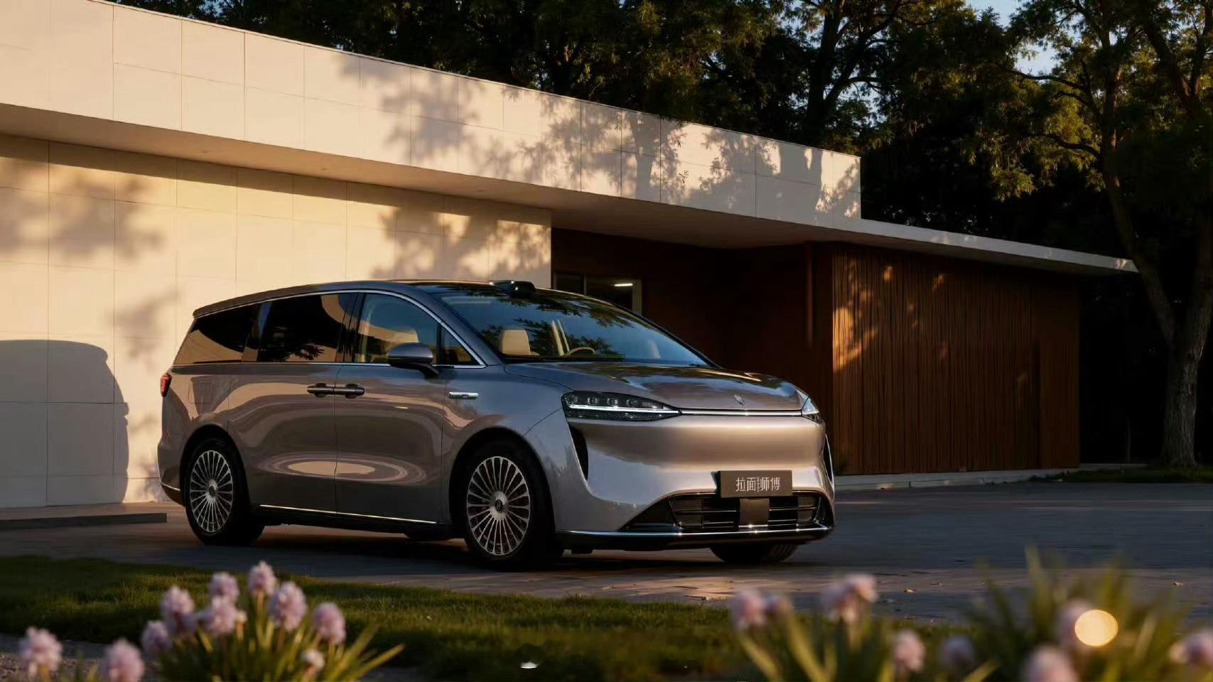 提前看了下鸿蒙智行第一款MPV--智界V9，给大家描述下我看到的这台车！官方