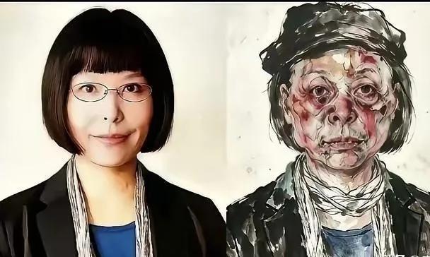 丁荭这回彻底绷不住了，装不下去了。看着别人给她画的"艺术"照大发雷霆，说这是对她