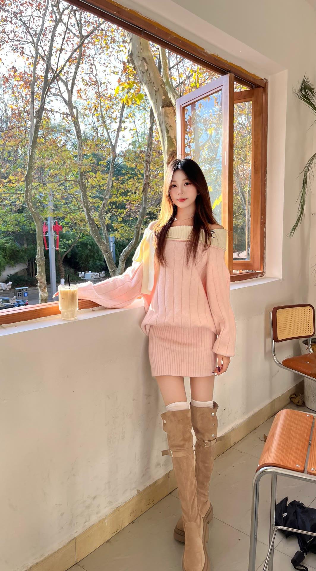 甜妹系粉红色穿搭温柔风甜妹穿搭清纯甜妹女孩甜妹穿搭风格神仙甜妹甜系美