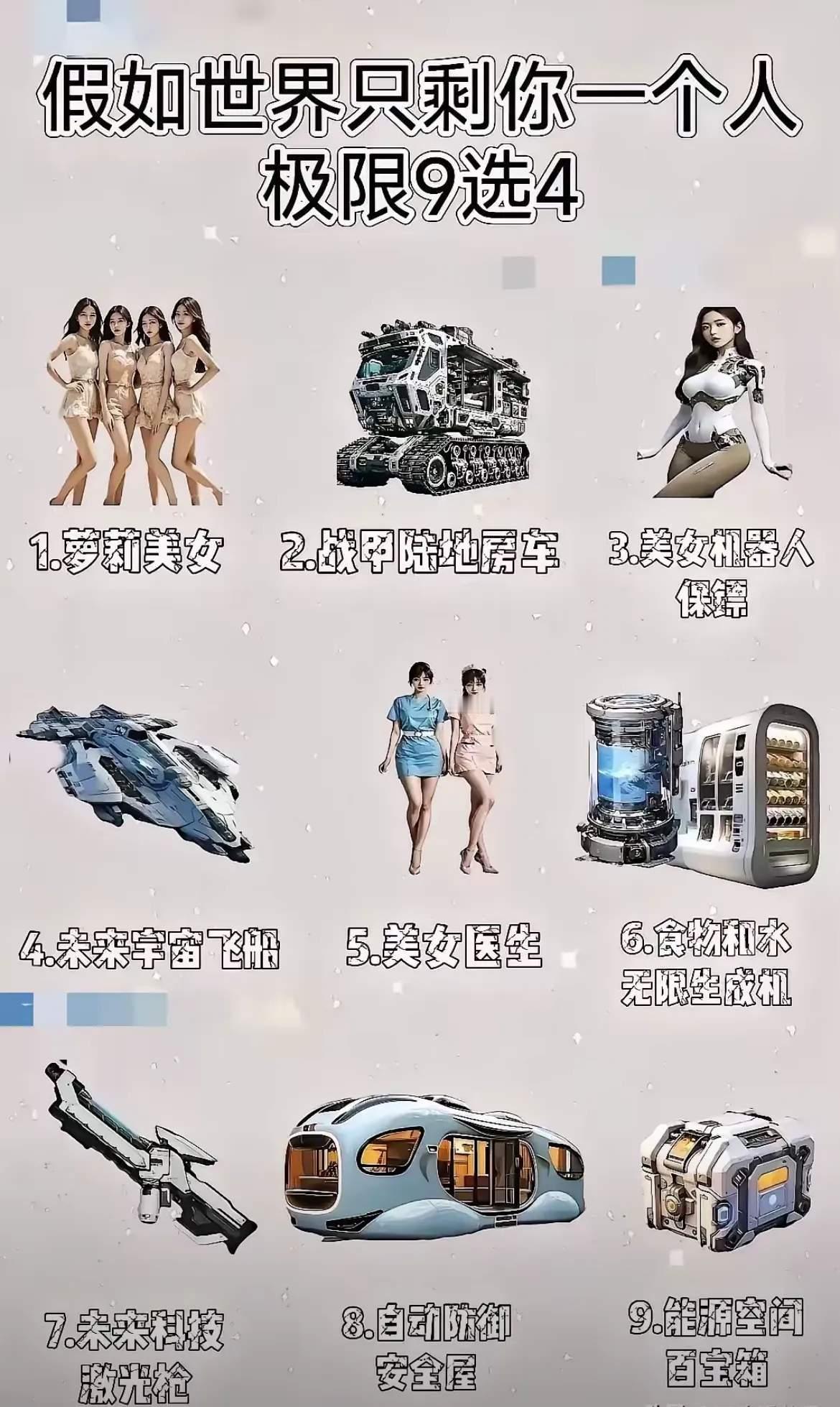 9选4，你们怎么选？​​​