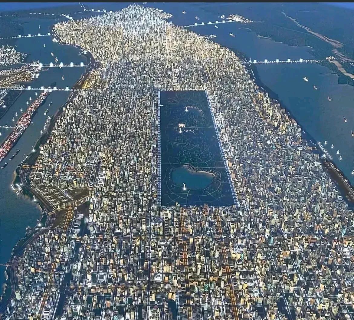当时他们是怎样的超前思维，才会在寸土寸金的地方建一座超大的城市公园的，这点还是不