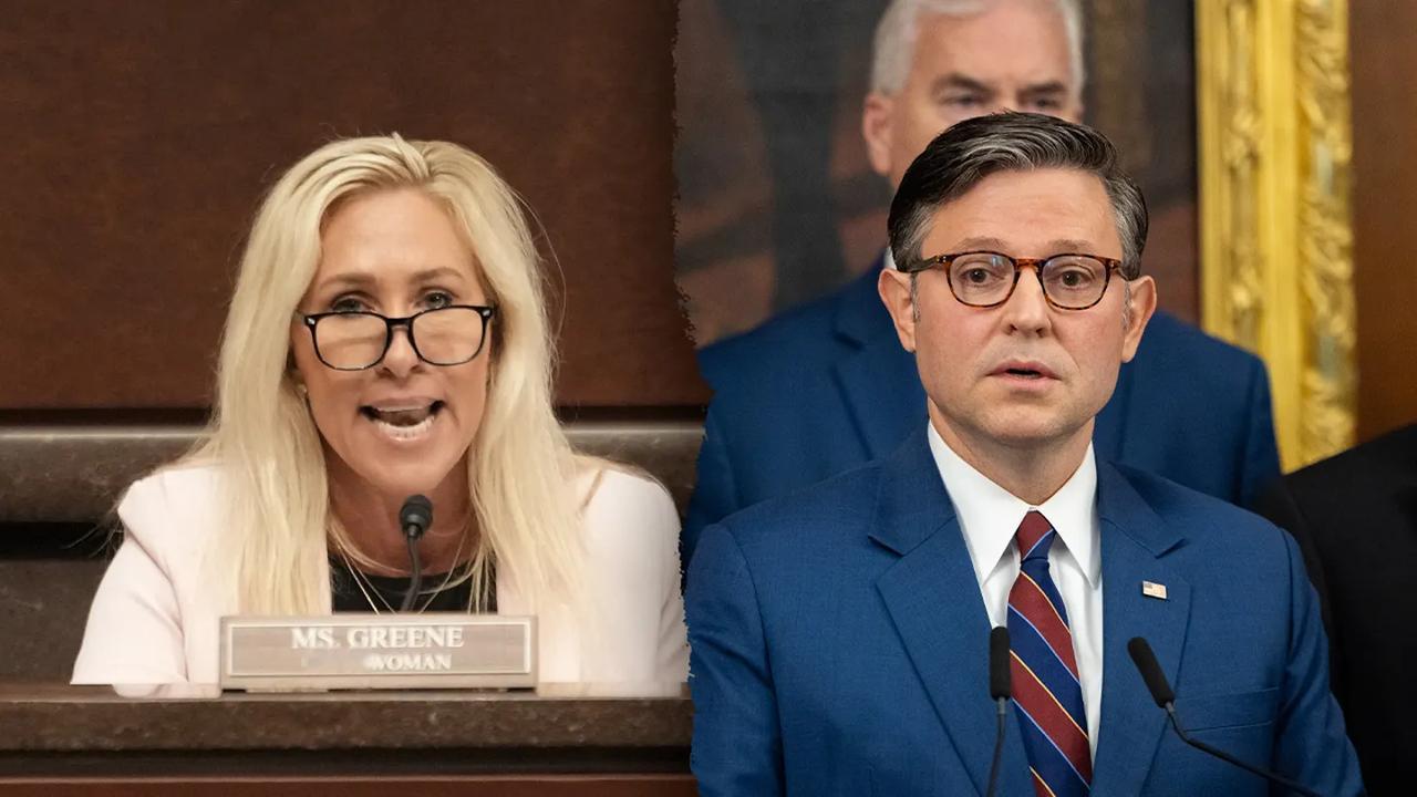 共和党内部就政府停摆策略爆发激烈争执，议长约翰逊与议员格林在党内电话会上公开对峙