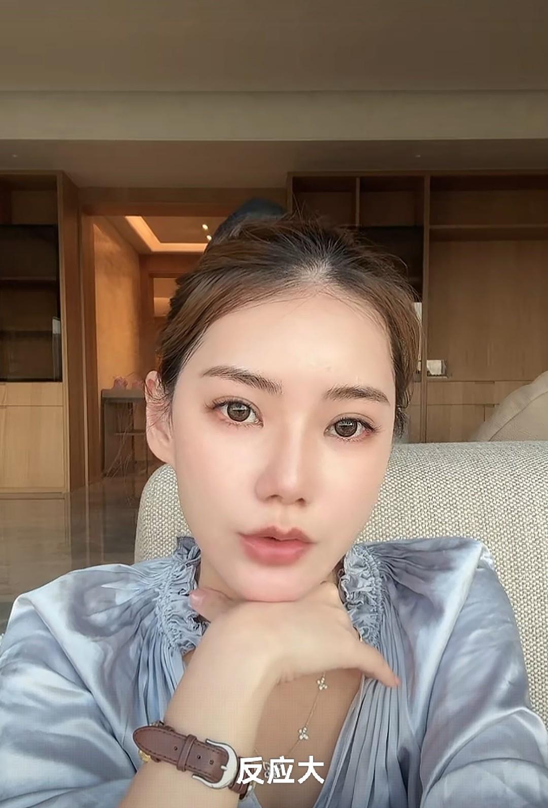 马筱梅还是没忍住，她说道：“反应大，吐到脸上红血丝都出来了，本来不想播的，但忍不