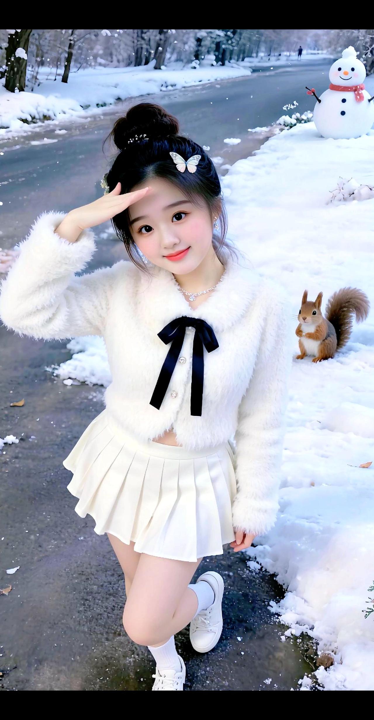 小美妞很可爱超可爱