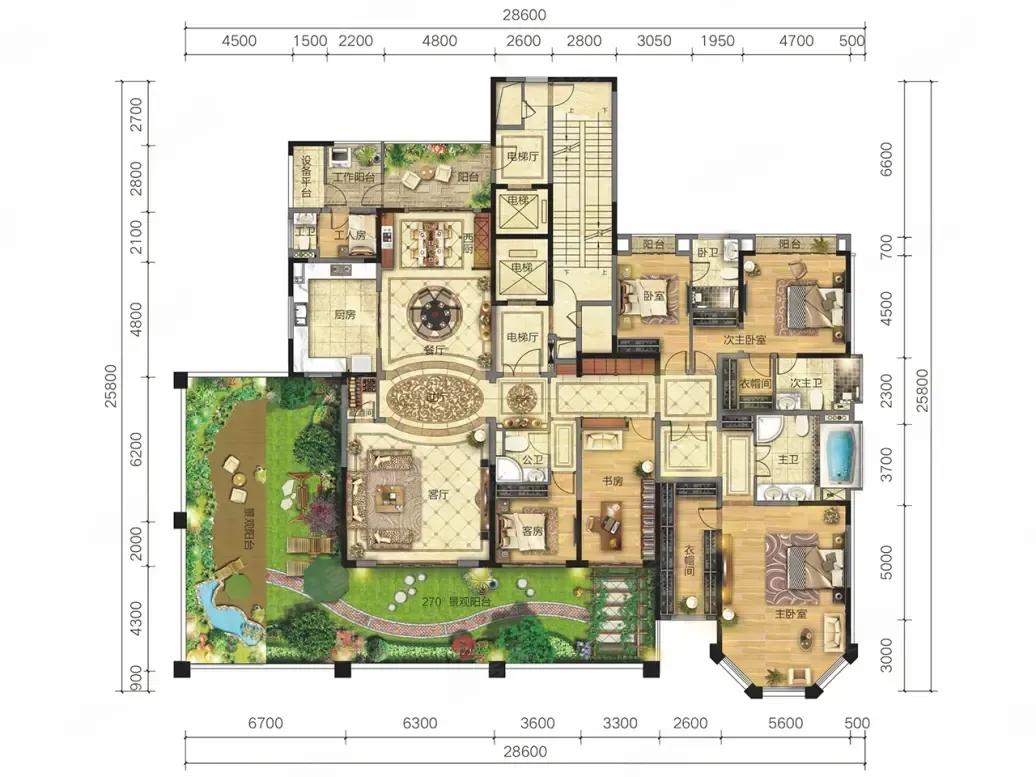 这房子，是把日子过成了庄稼地，敞亮、厚实，能装下一家子的热热闹闹。270度