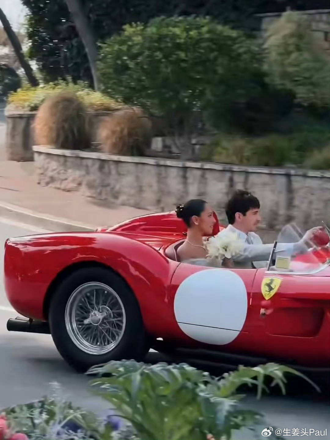 勒克莱尔结婚法拉利F1车手勒克莱尔与AlexandraSaintMleux结