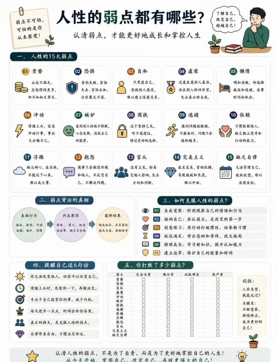 人性的弱点都有哪些？​​​