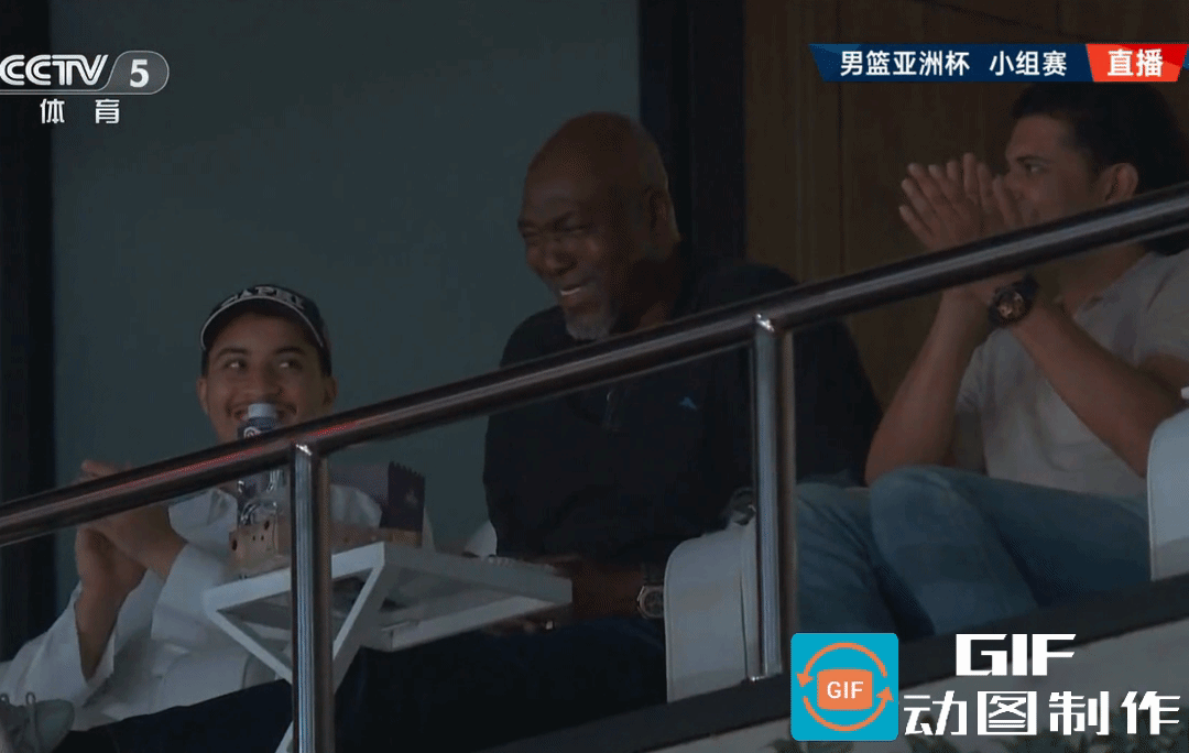 男篮亚洲杯C组最后一轮战报:①篮球NBA名宿奥拉朱旺观战，尽管约旦大比分输掉了